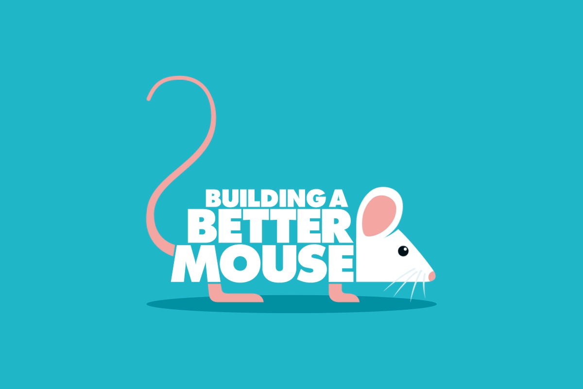 animated illustration of a mouse