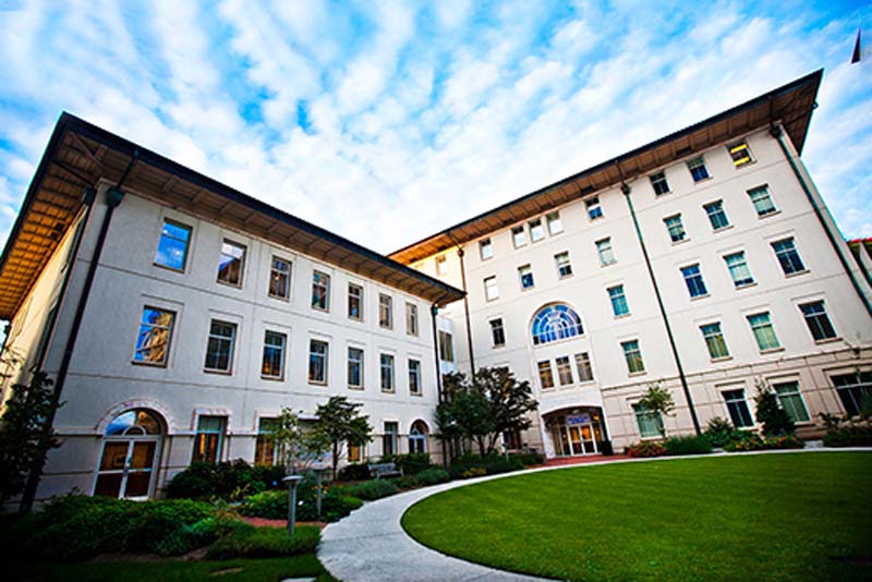an exterior shot of Emory Health Science buildings 