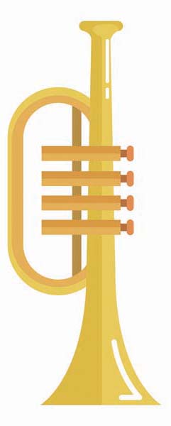 a trumpet