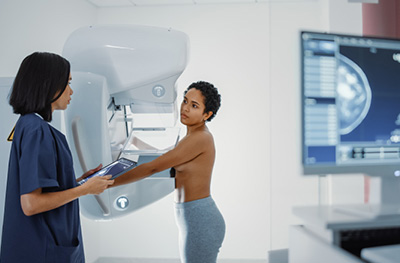 photo of mammogram